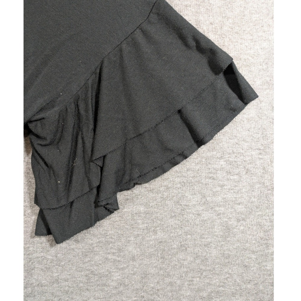 Disney Parks Floral Mickey‎ Embroidered Ruffle Bell Sleeve Top Black XXL - Picture 4 of 7